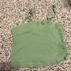 Aerie Sage Ribbed Camisole